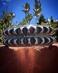 Image 4 of WL&A Old Style Double Holy Mountain Punkero Cuff - Size 7.25-7.5" Wrist - 165 Grams