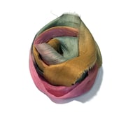 Image 3 of 10YD  SERENADE  HAND DYED SARI SILK RIBBON/HAND DYED BY COLOR KISSED SILK
