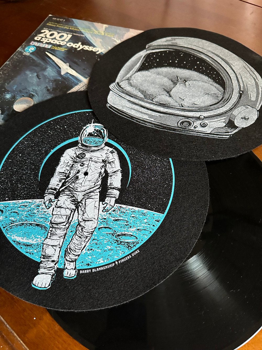  Space Felt Record Slip Mat (Double Sided)