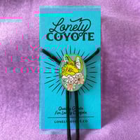 Image 1 of Coyote - Gold Bolo Tie