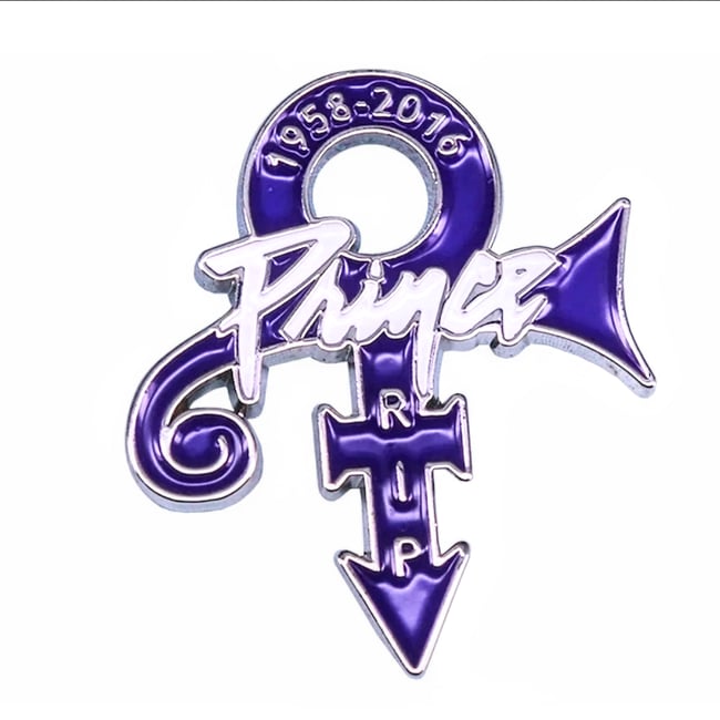 Prince Remembrance Enamel Pin 💜