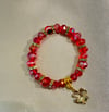 Red lucky charm bracelet 