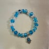 Blue evil eye bracelet 