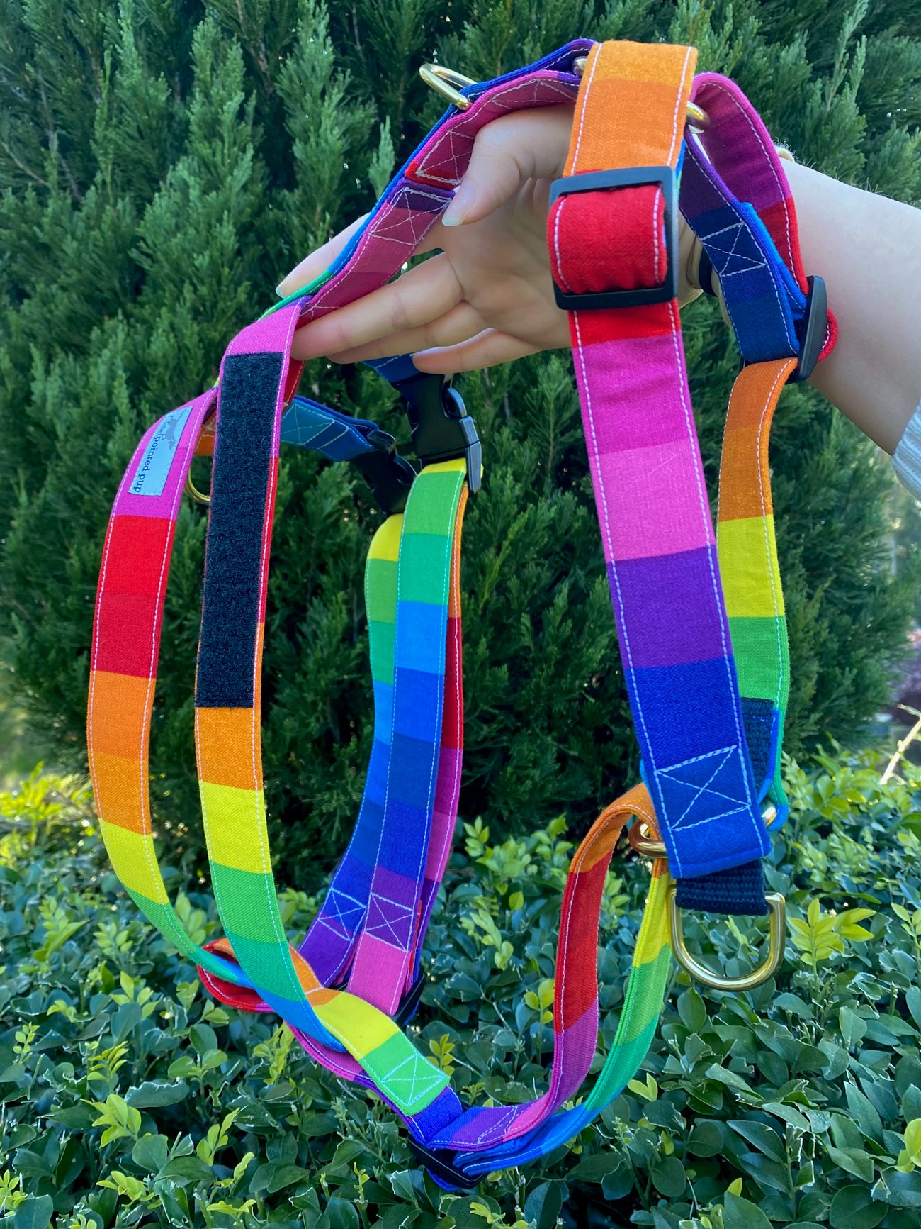 Velcro Patch Harness Add On the pointed pup