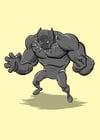 Little Beefy Print- Black Panther