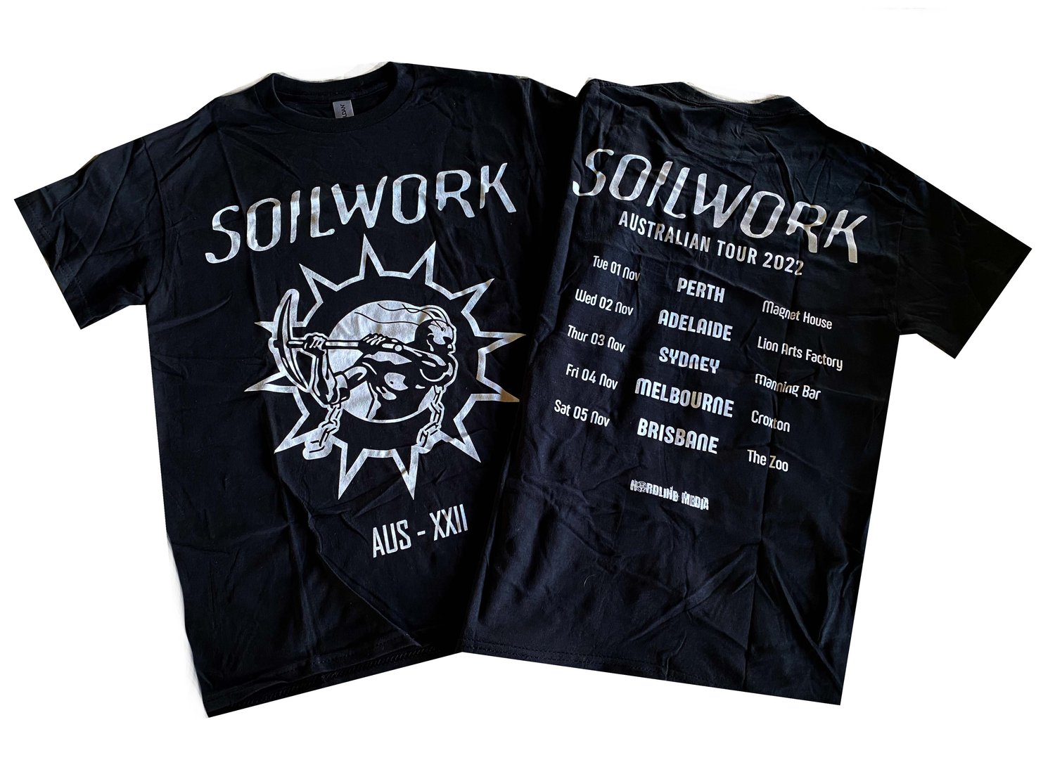 Image of SOILWORK - Aussie Tour T'shirt 2022 - Symbol design