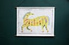 Yellow Horse - Fabric Poster