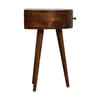 Semi Circular Bedside - Chestnut