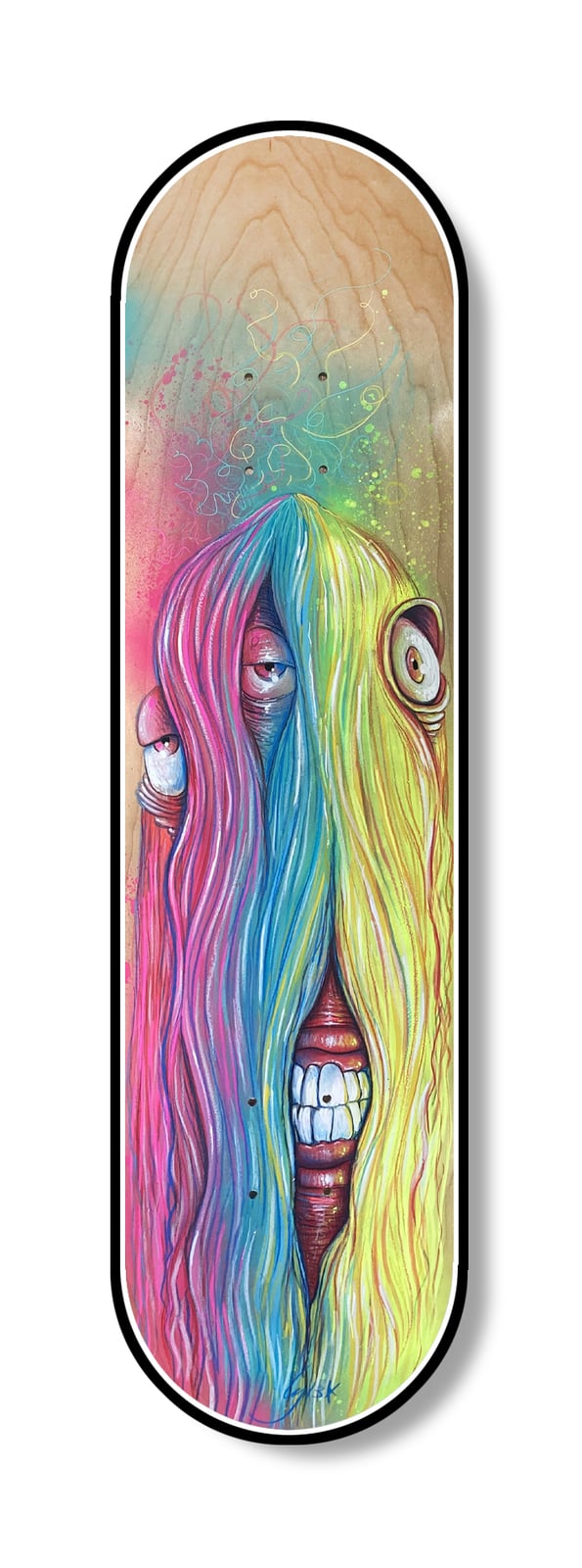 HAIRY BOY_Custom Skateboard 13* | Greg Treize