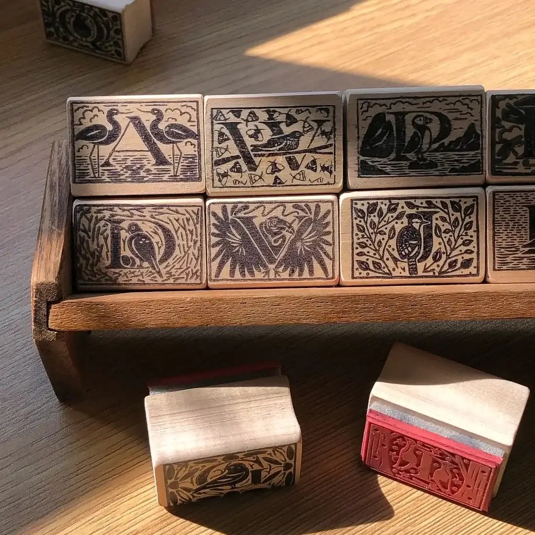 Geocaching Custom Rubber Stamp - Rectangle —