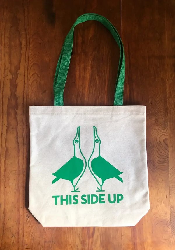 Image of “This Side Up” Albatross Tote