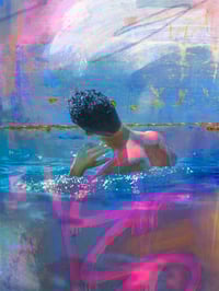 Image 1 of "Wild Swimming" A4 Print