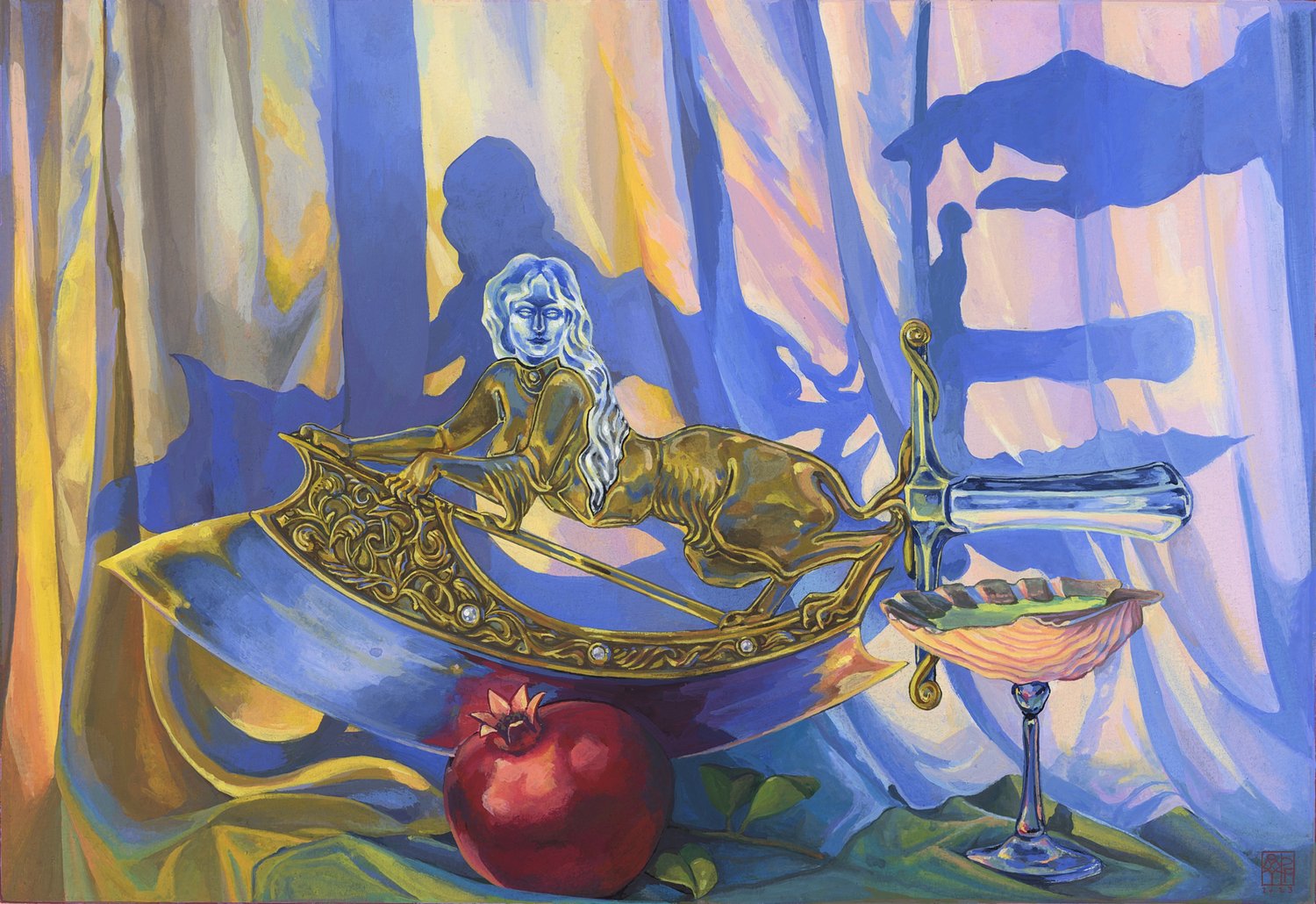 Image of As a Knife - Original Painting