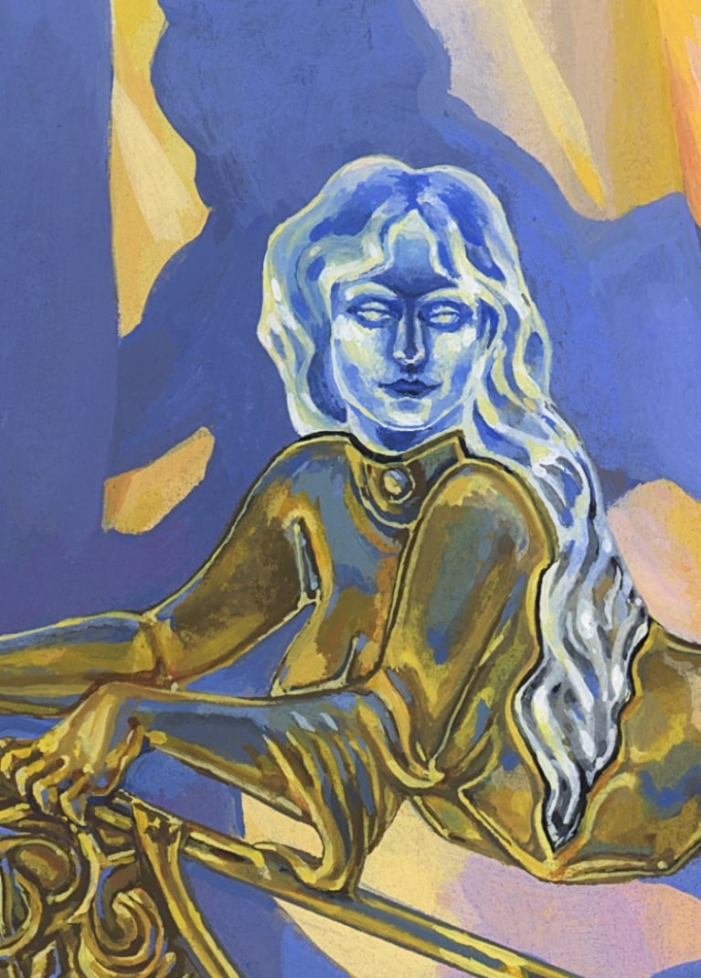Image of As a Knife - Original Painting