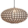 Suspension-lampion RING BLACK