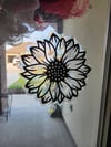 Sunflower Sun Catcher Window Cling