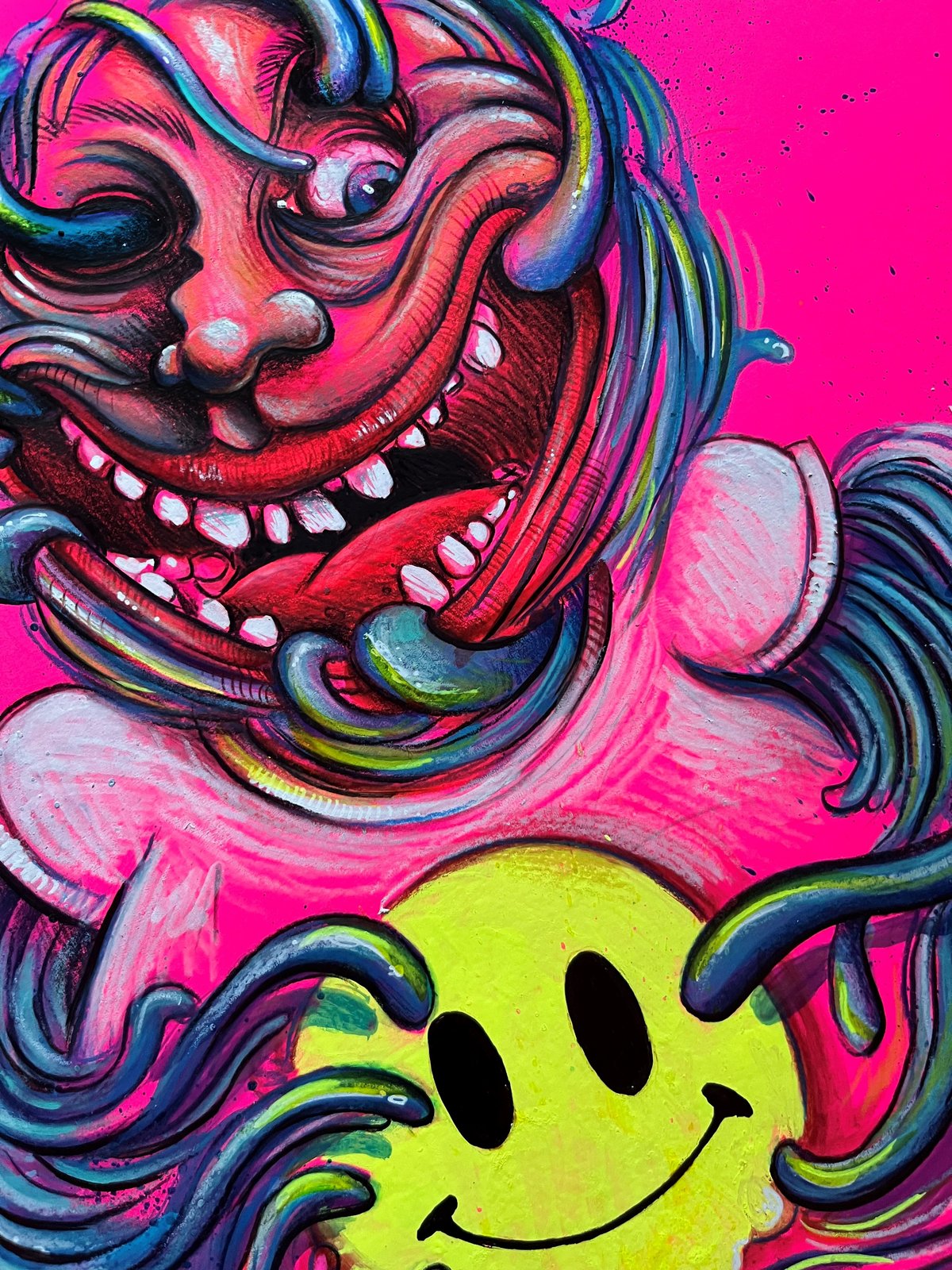 TRY TO SMILE_Fine Art | Greg Treize
