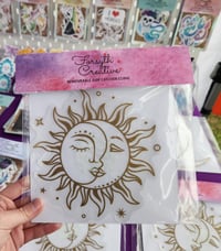 Image 2 of Sun and Moon Celestial Sun Catcher Window Cling