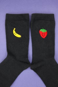 Image 5 of Chaussettes fruits & food 