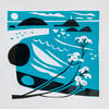 Round Island Lighthouse Screen Print