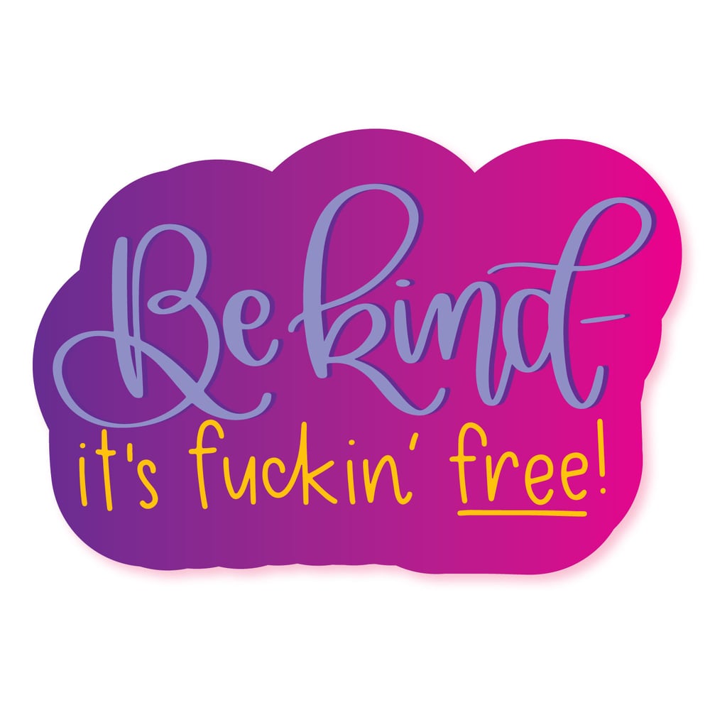 Image of Be Kind Glossy Sticker