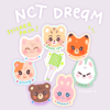 nct dream animals sticker pack