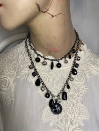 Image 2 of Upcycled Vintage Lilith Necklace by Ugly Shyla
