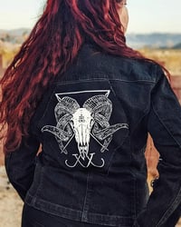 Image 3 of Leviathan Ram Skull Backpatch
