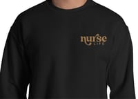 Image 1 of Embroided Nurse Life Crewneck  