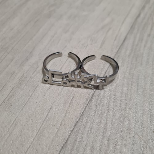 Image of AMZGH SIGNATURE DOUBLE RING BY BERBERISM