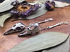 Raven Skull Earrings