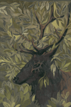 forest creature mini print