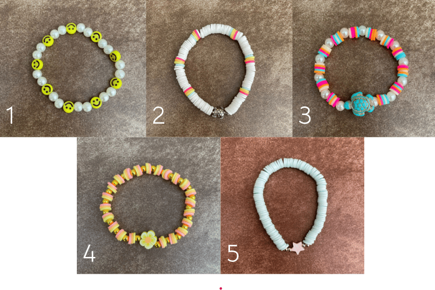 Image of  Clay Bead Bracelets