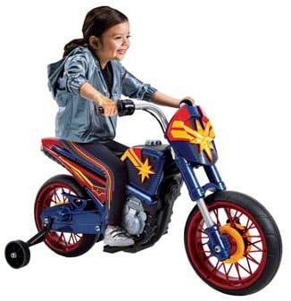 Captain Marvel 6V Motorcycle Battery Operated Ride-On