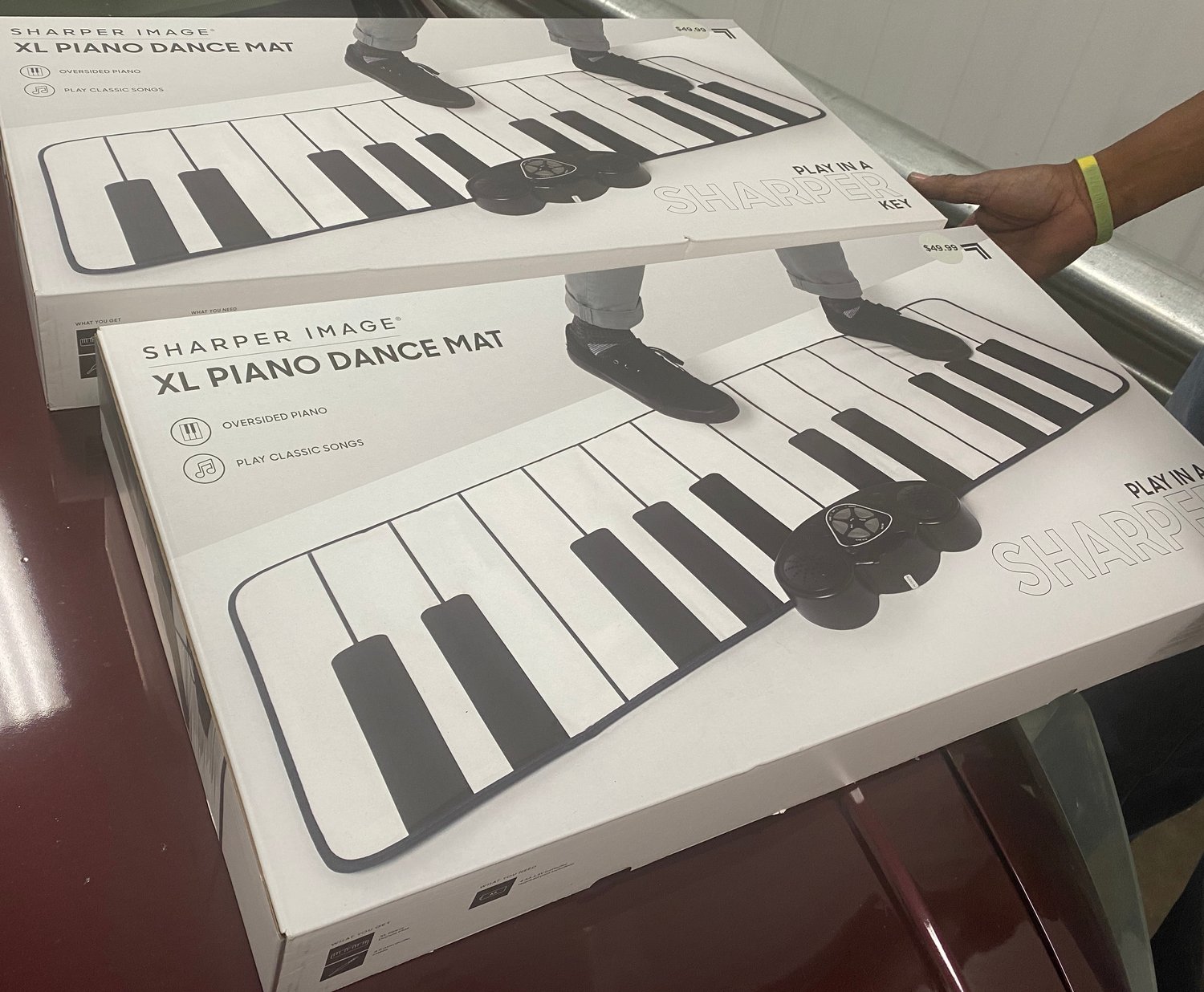 Sharper Image XL Piano Dance Mat Floor Keyboard Bella Styles, LLC