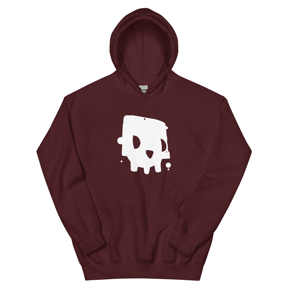 Skull Hoodie (White Ink)