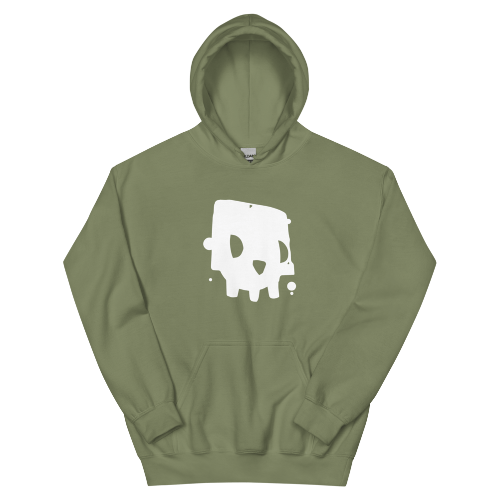 Skull Hoodie (White Ink)