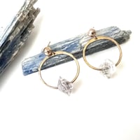 Image 3 of Terra Herkimer Diamond Post Earrings