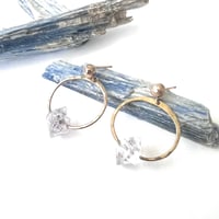 Image 1 of Terra Herkimer Diamond Post Earrings