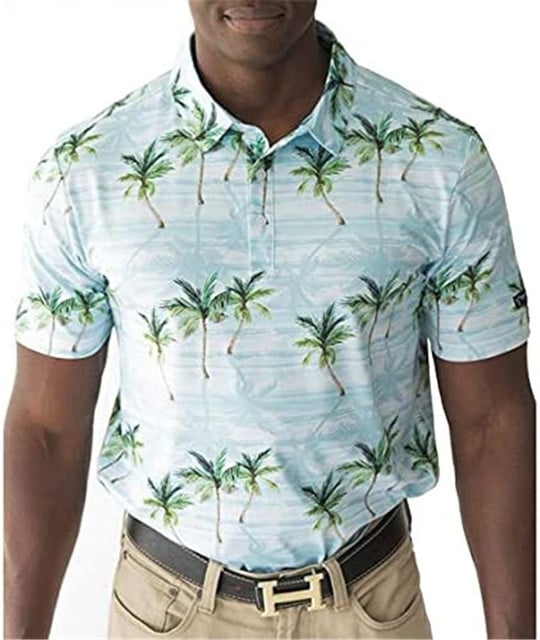 Image of Palm-trees T Golf Shirt