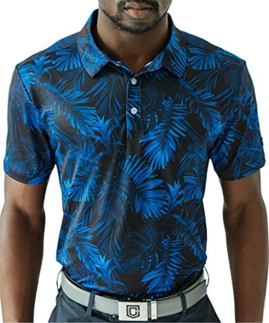 Image of Hawaiian Night Golf Shirt