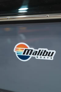 Image 2 of Malibu Boats Sticker - White