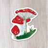 Amanita Mushroom Sticker