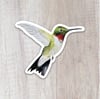 Ruby-throated Hummingbird Sticker