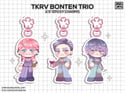 Tokyo Revengers・Bonten Trio Rainbow Epoxy Charms