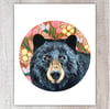 Black Bear Print