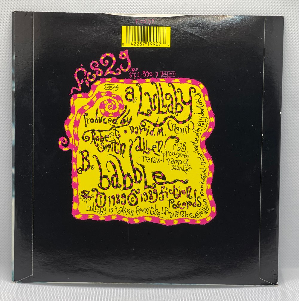 The Cure - Lullaby(remix)/Babble 1989 7β 45rpm