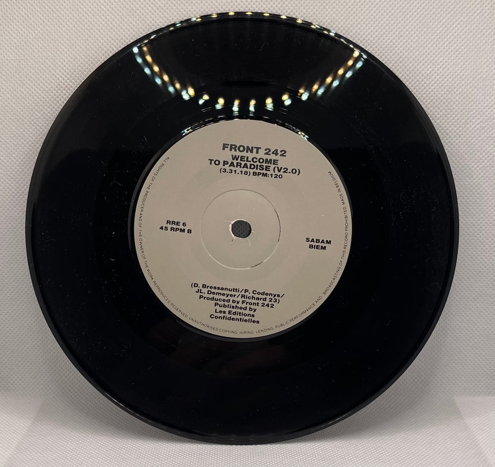 Front 242 - Headhunter/Welcome to Paradise 1988 7” 45rpm