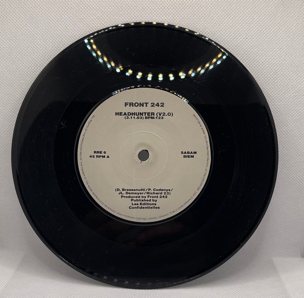 Front 242 - Headhunter/Welcome to Paradise 1988 7” 45rpm