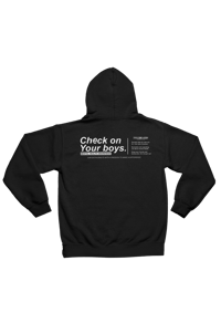 Image 1 of " Check on Your Boys " Pullover Black